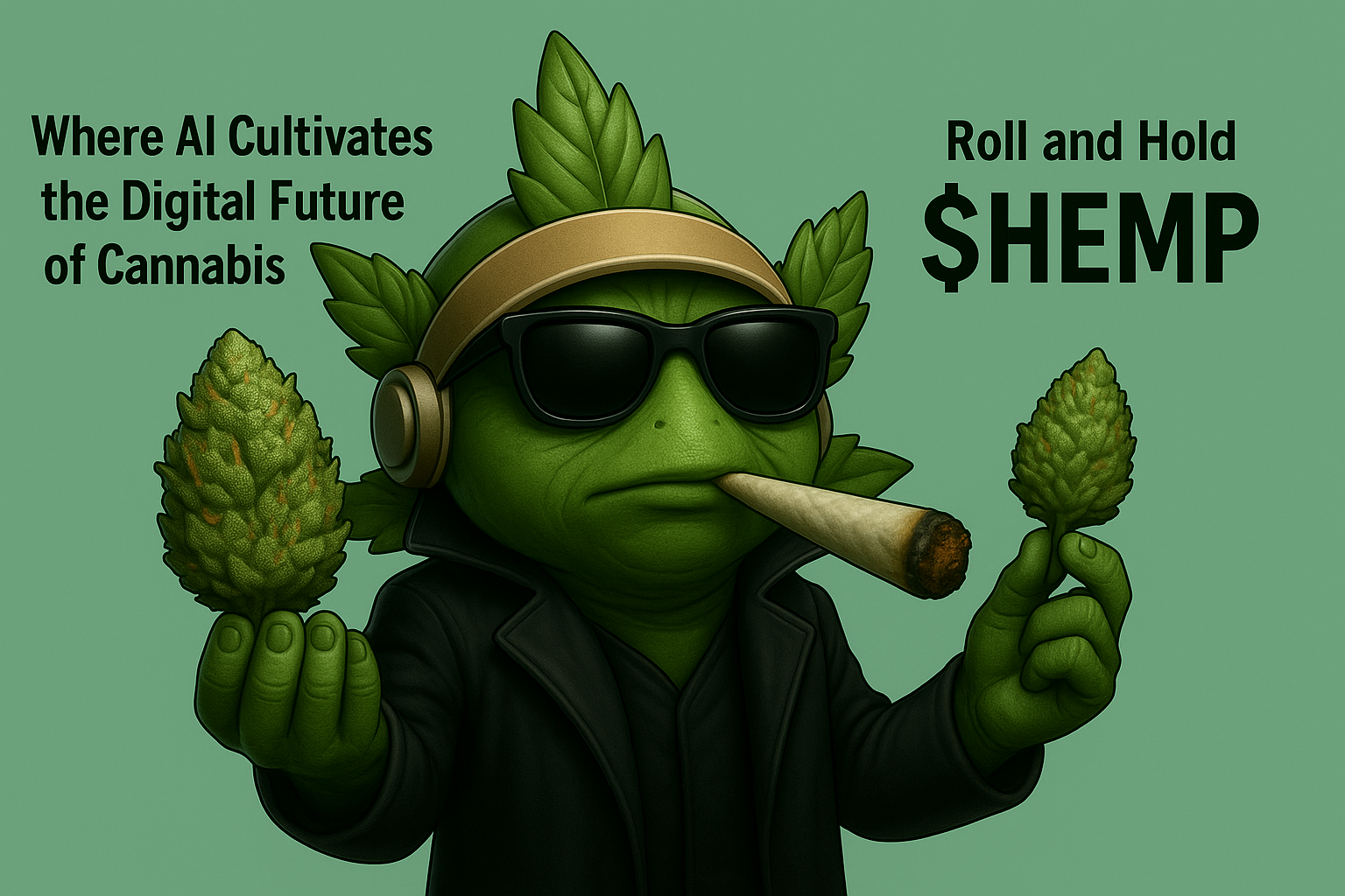 HempCoin Mascot Banner